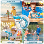 New Shark Electric Water Gun Toys Fully Automatic Continuous Fire Water Gun Large Capacity Beach Summer Children's Water Playing Toys - Cindi Book