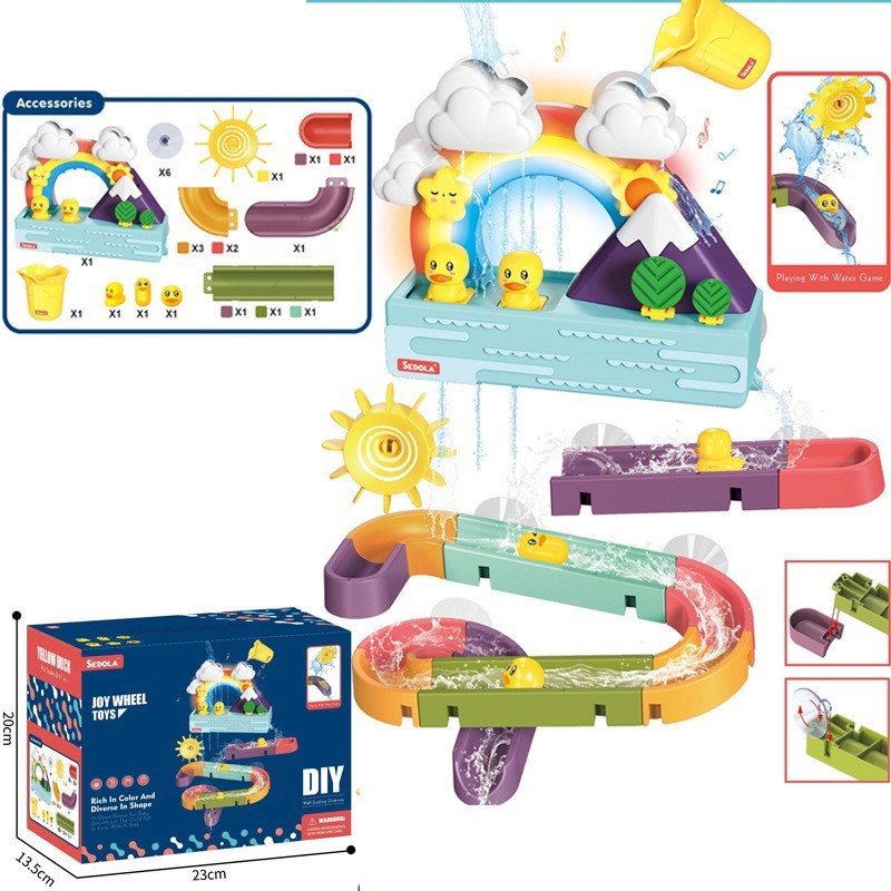 Assembling Track Ball Shower Shower Water Toy - Cindi Book