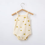 Summer Ins Style Baby Sling Cotton Printed Romper - Cindi Book