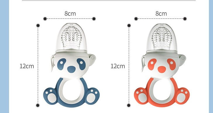 Teething Feeder Bag Fruit Supplement Device Baby Teether Stick Silicone - Cindi Book