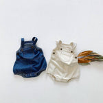 Bib Shorts All-match Korean  Western Style Denim Jumpsuit - Cindi Book