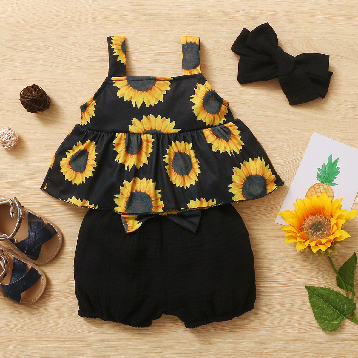 Newborn Baby Girls Summer Outfit Cute