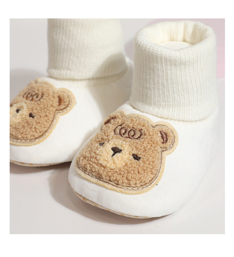 High Bear Babies' Socks Baby Soft-soled Pure Cotton Shoes - Cindi Book