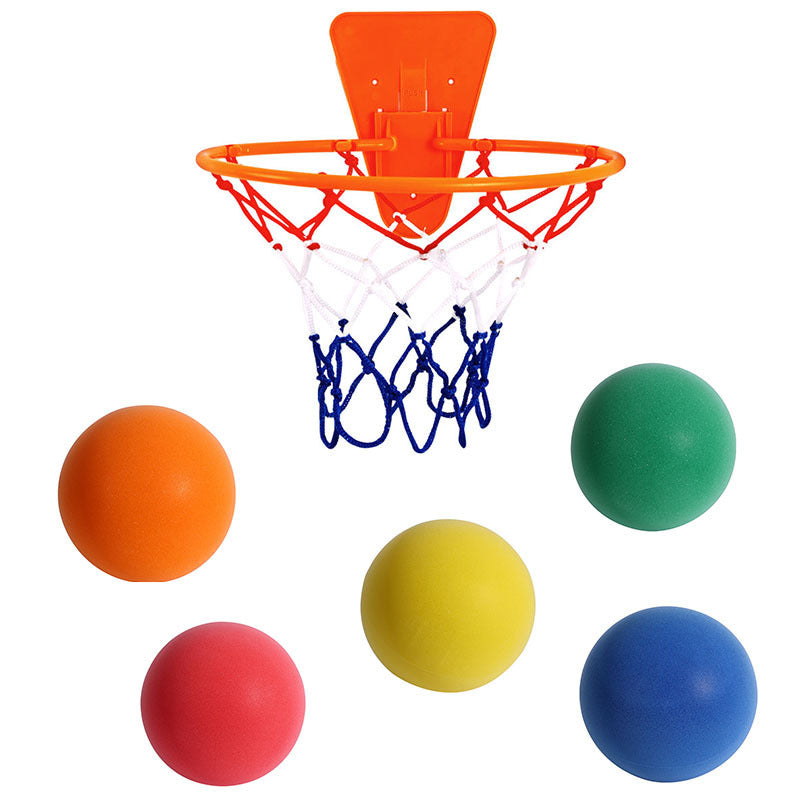 Silent High Density Foam Sports Ball Indoor Mute Basketball Soft Elastic Ball Children Sports Toy Games - Cindi Book