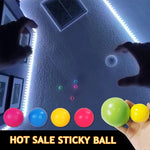 Luminous Sticky Ball Toys Sticky Wall Home Party Games Glow In The Dark Novelty Toys Decompression Squeeze Toy - Cindi Book