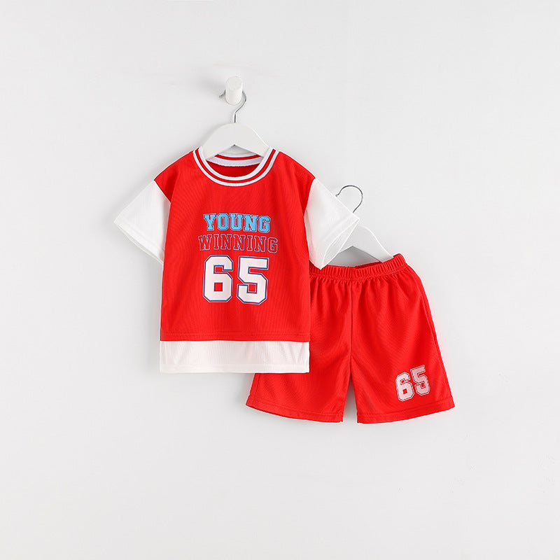 Sportswear Two-piece Set Children's Clothing New - Cindi Book