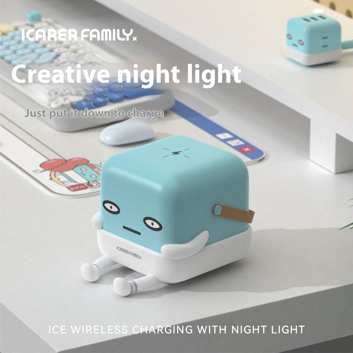 Multifunctional Cute Gift Bedside Small Night Lamp - Cindi Book