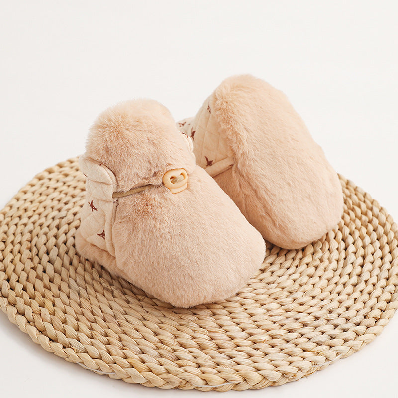Fallwinter Soft-soled Anti-fall Warm Baby Toddler Shoes - Cindi Book