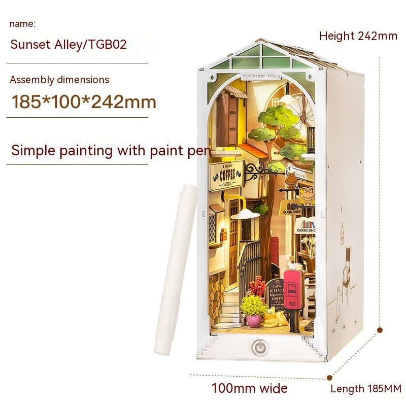 Ruo Shi Ruo Lai Shu Li Sakura Tram Flower House DIY Cabin - Cindi Book