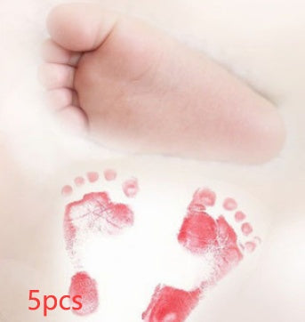 Anti - virus infective baby hand - foot - hand - hand - hand - hand - foot - hand printing table baby footprint - free washing printing oil - Cindi Book