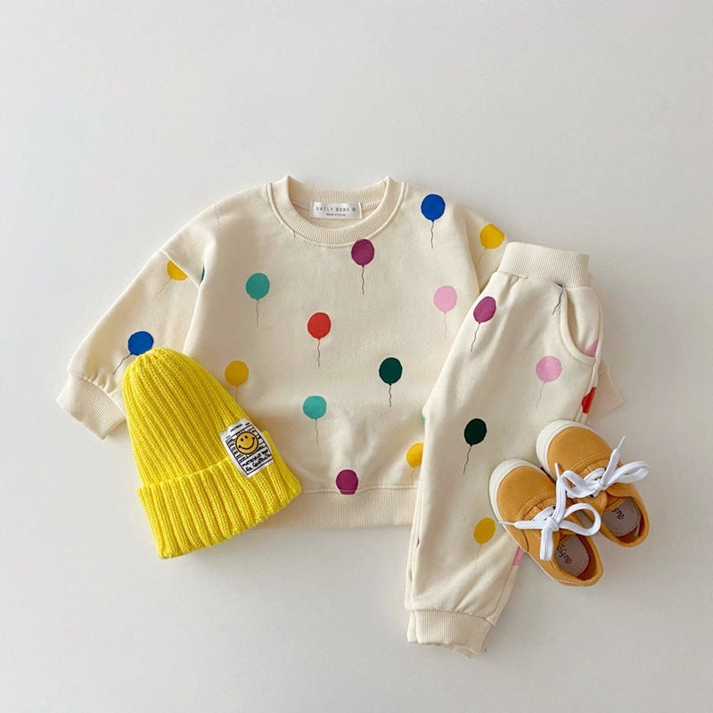 Love Balloon In Spring And Autumn Foreign Air Girl Dress - Cindi Book