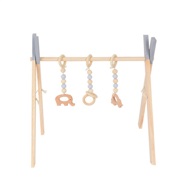 Wooden Baby Infant Fitness Frame Decorative Toys - Cindi Book