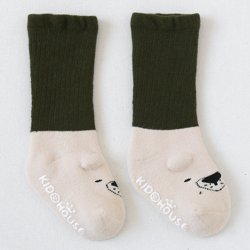 Thick Terry Baby Middle Tube Stereoscopic Anti-skid Floor Socks - Cindi Book