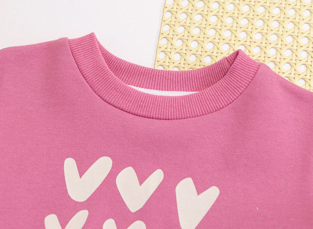 Girls' 2026 Spring Collection New Style Top - Cute And Casual Pullover Hooded Shirt For Children - Children's Heart-shaped Collar Sweatshirt - Cindi Book