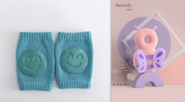 Summer Terry Baby Socks Toddler Crawling Knee Pads - Cindi Book