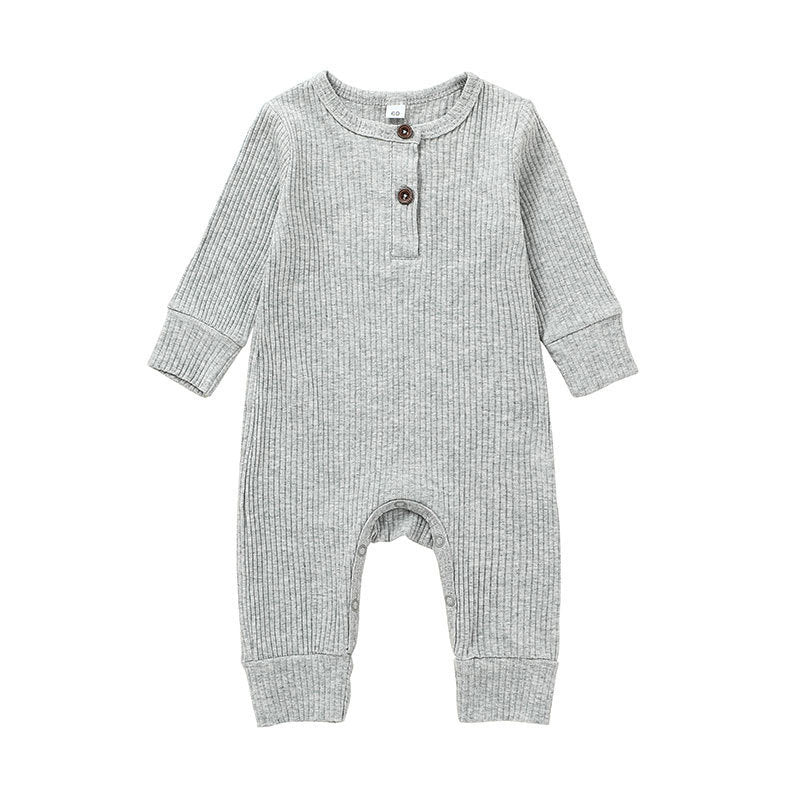 New Baby Jumpsuit Sunken Stripe Trousers Romper Western Style - Cindi Book
