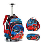 Three-piece Trolley Bag For Primary School Students - Cindi Book
