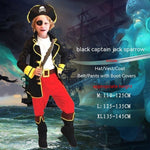 Children's Pirate Costume Costume Cosplay Role Play Party - Cindi Book