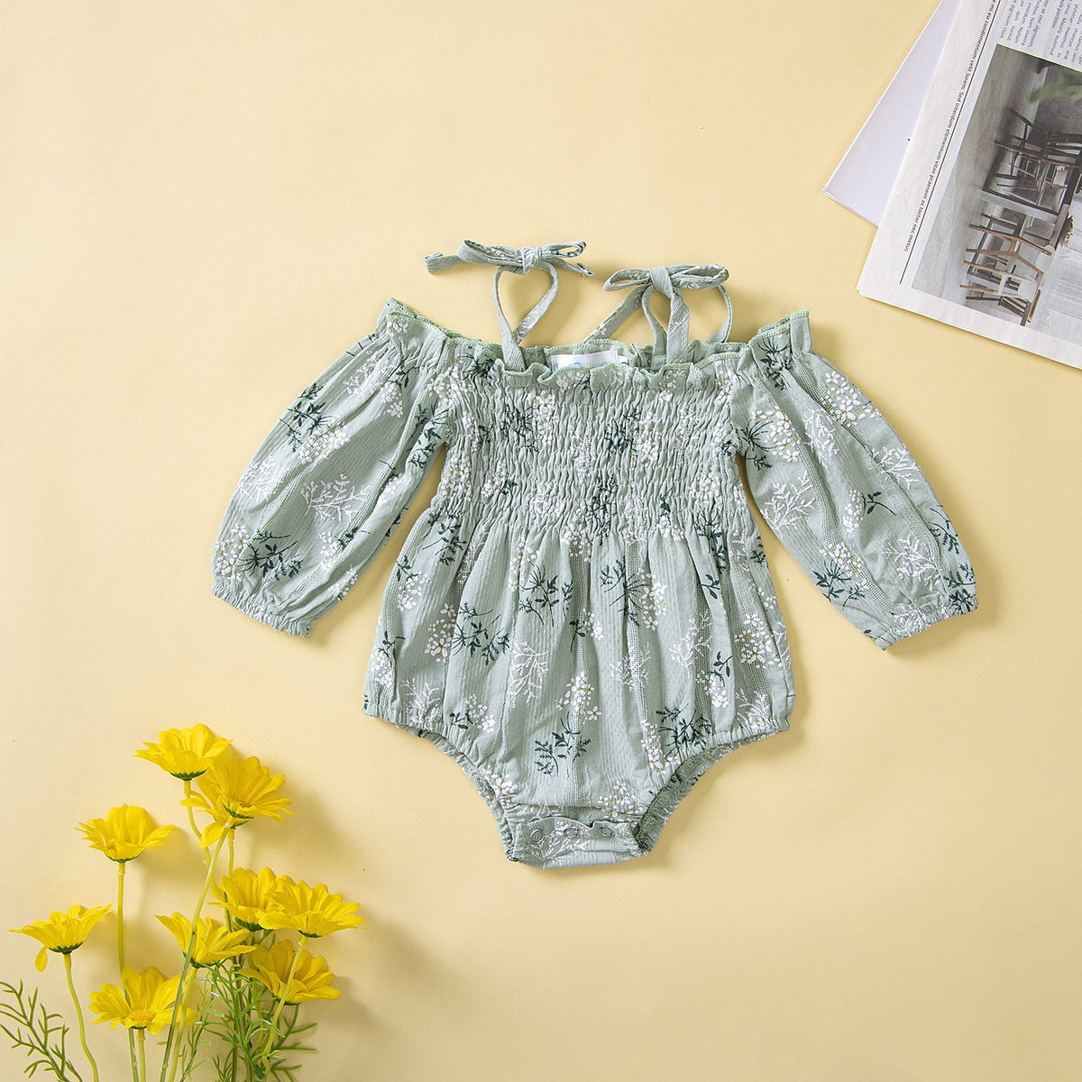 Cute Fashion Floral Sleeveless Jumpsuit - Cindi Book