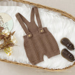 New Integrated Infant Solid Color Suspenders - Cindi Book