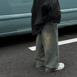 Autumn Korean Style Children's Retro Washed Boys' Jeans Baby Loose Trousers Fashion - Cindi Book