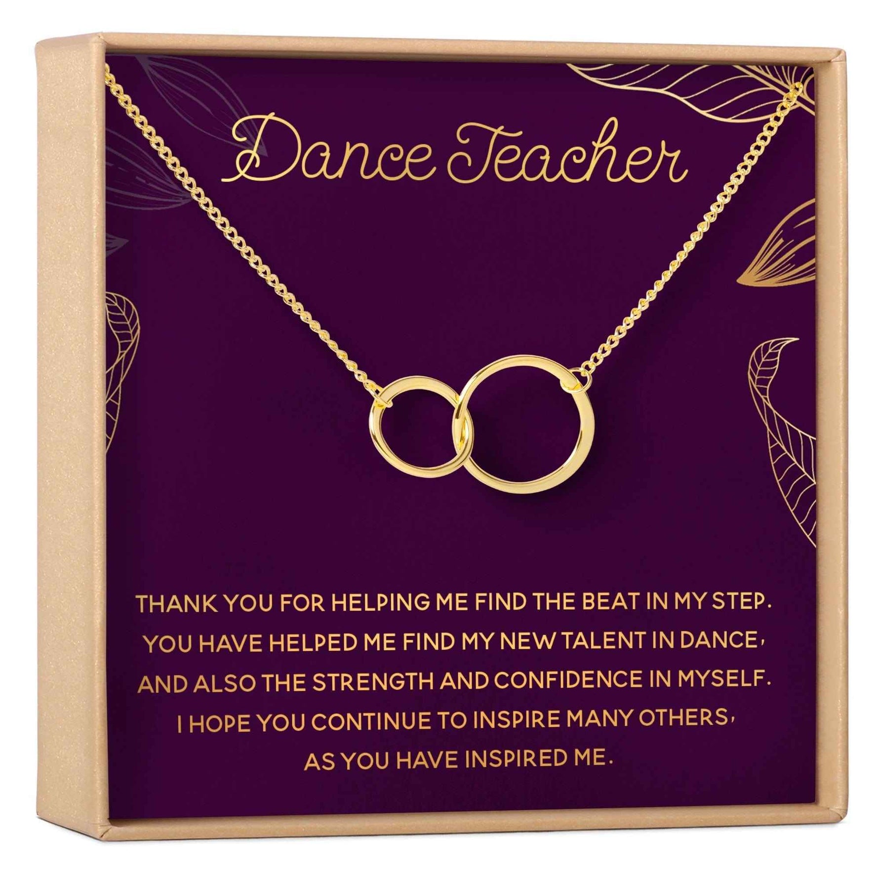 Dance Teacher Necklace, Multiple Styles Jewelry