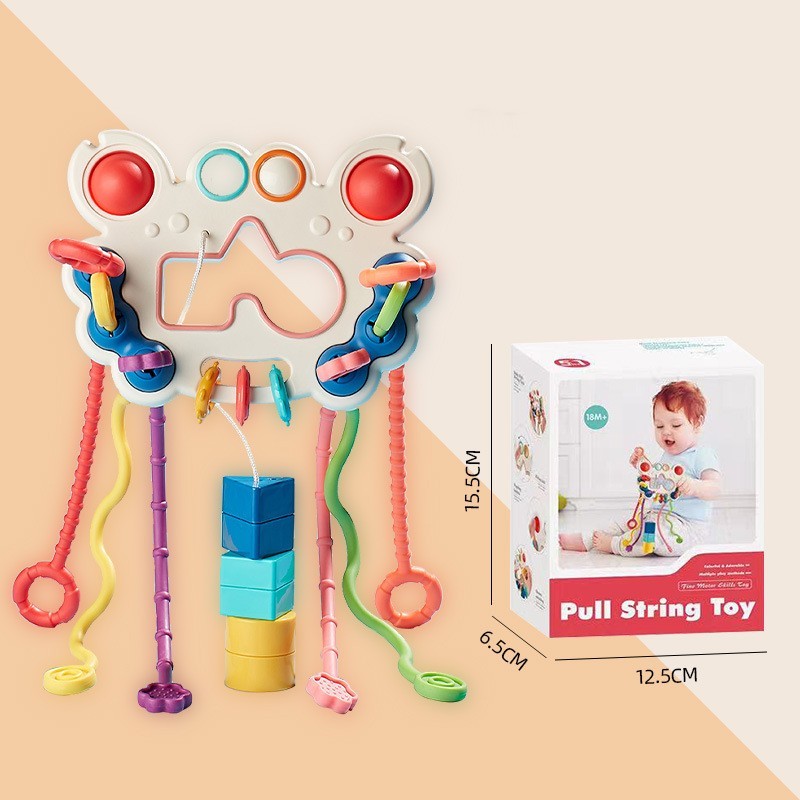 Baby's Funny Finger Puff Toy Can Be Pressed - Cindi Book