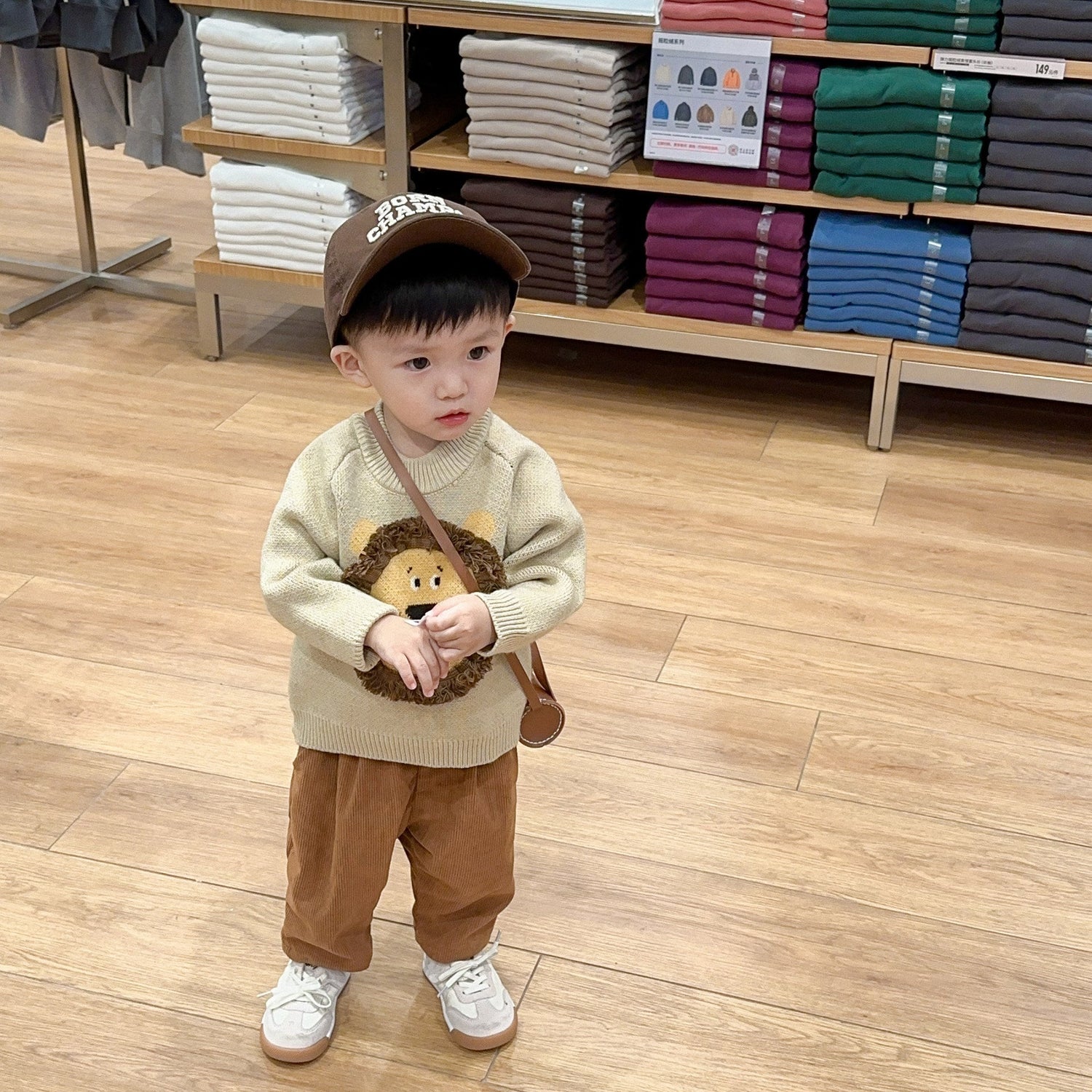 Boys Western Style Pullover Sweater