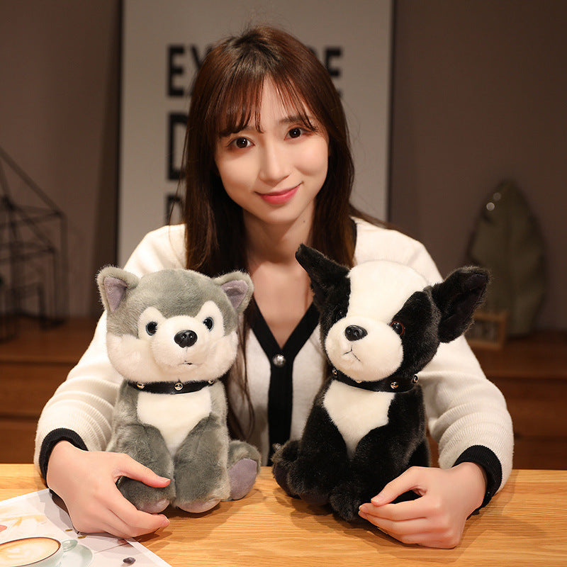 Fashion Simple Simulation Dog Plush Toys - Cindi Book