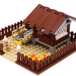 MOC Small Particle Building Blocks Animal Farm Scene Dispersion Accessories Suit - Cindi Book
