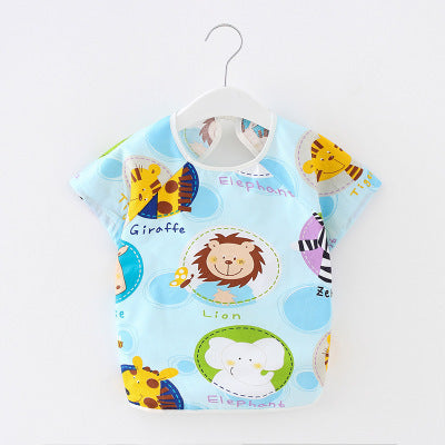 Baby Dinner Coverall Bib Spring And Autumn Long Sleeve Apron - Cindi Book