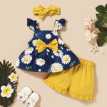 Solid Color Lace Shorts Hairband Set - Cindi Book