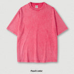 Washed Round Neck Short Sleeve Batik Children's T-shirt - Cindi Book