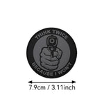 THINK TWICE BECAUSE I WON'T THINK TWICE Before Chapter PVC Flexible Glue Armband - Cindi Book