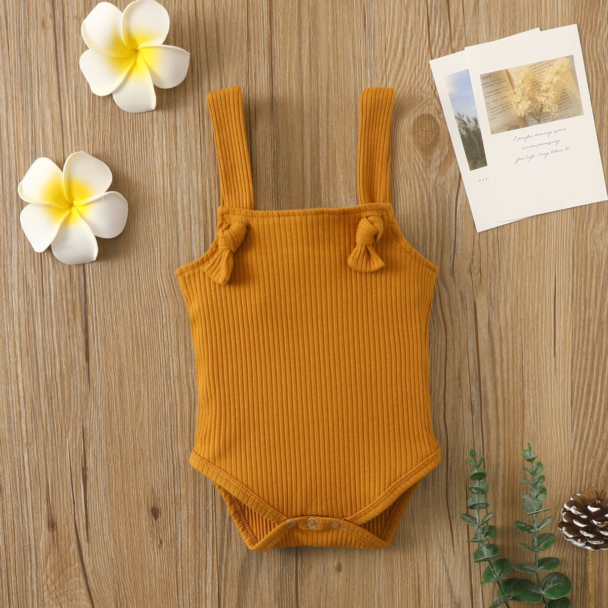 Baby Cotton Pit Strap Small Romper - Cindi Book
