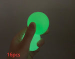 Luminous Sticky Ball Toys Sticky Wall Home Party Games Glow In The Dark Novelty Toys Decompression Squeeze Toy - Cindi Book