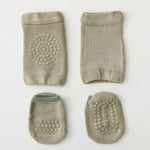 Children's Knee Pad Terry Floor Socks Set Toddler Protection - Cindi Book