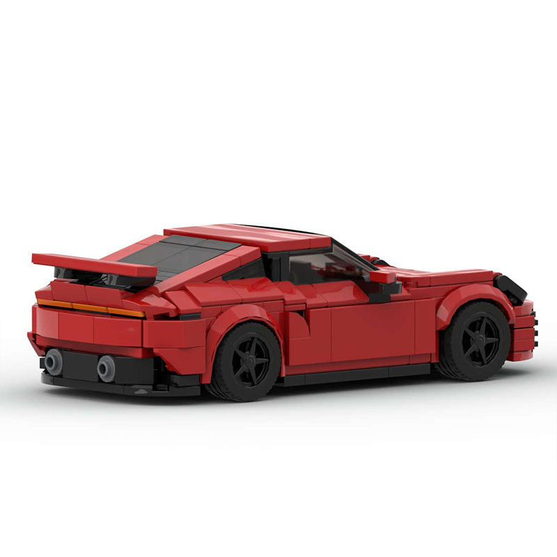 Small Particles Set Turbo Speed 8 Grid Building Blocks Racing Car