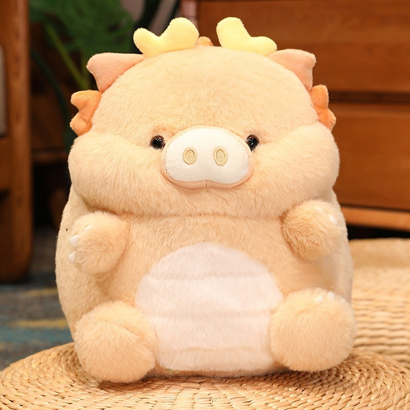 Cute Dragon Pig Doll Plush Toy Sleeping Pillow - Cindi Book
