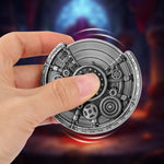 Private Model Time Gear Fingertip Gyroscope Retro Wheel DND Dice Gift Box Set, Role Playing Game Dice On The Table - Cindi Book