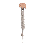Beech Animal Anti-dropping Toy Teether Children's Hand-woven Pacifier Rope - Cindi Book