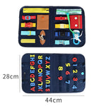 New Busy Book Children's Busy Board Dressing And Buttoning Learning Baby Early Education Preschool Sensory Learning Toy - Cindi Book