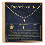 December 10th Sagittarius Necklace