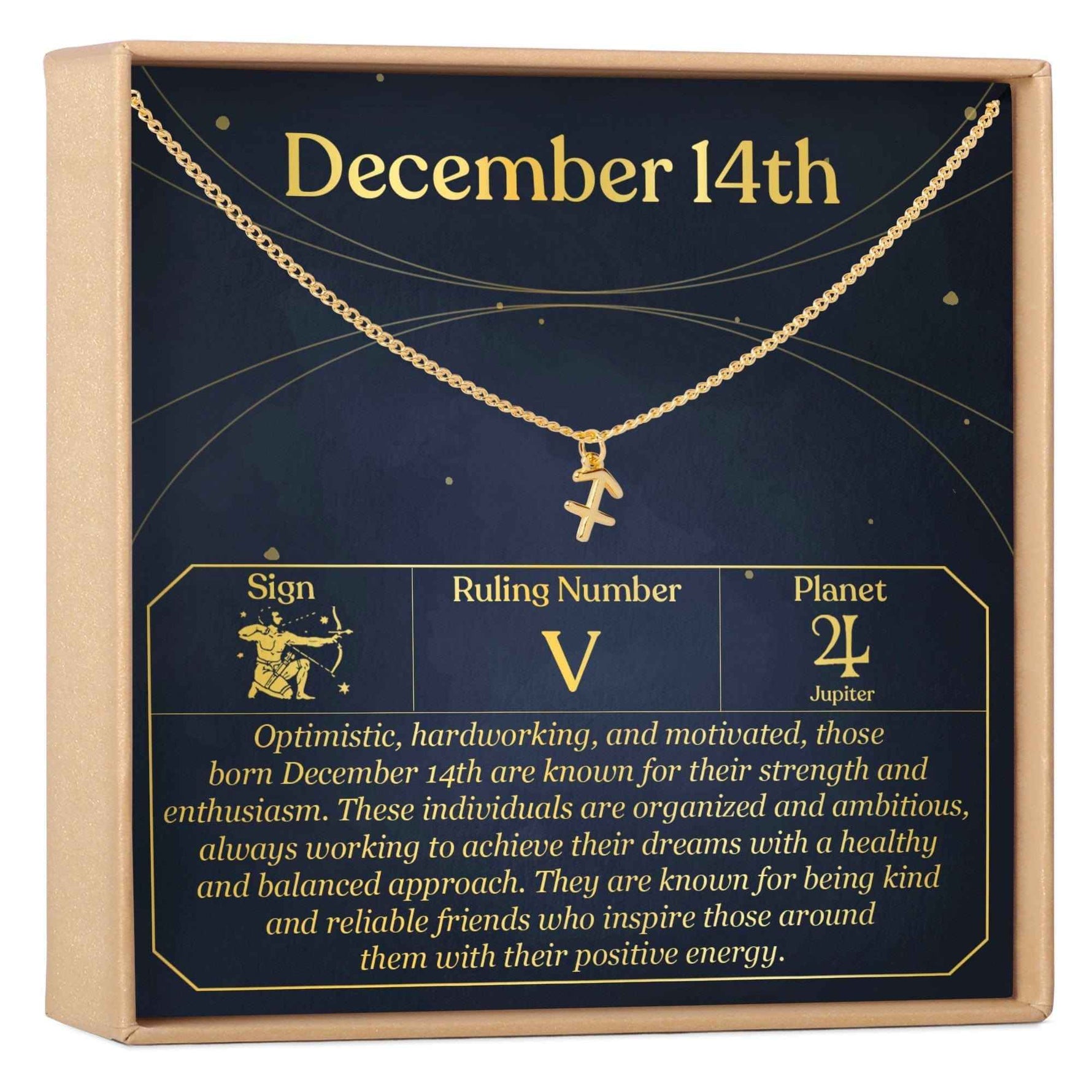 December 14th Sagittarius Necklace