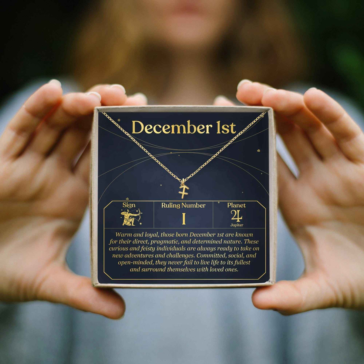 December 1st Sagittarius Necklace