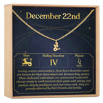 December 22nd Capricorn Necklace