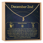 December 2nd Sagittarius Necklace