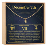 December 7th Sagittarius Necklace