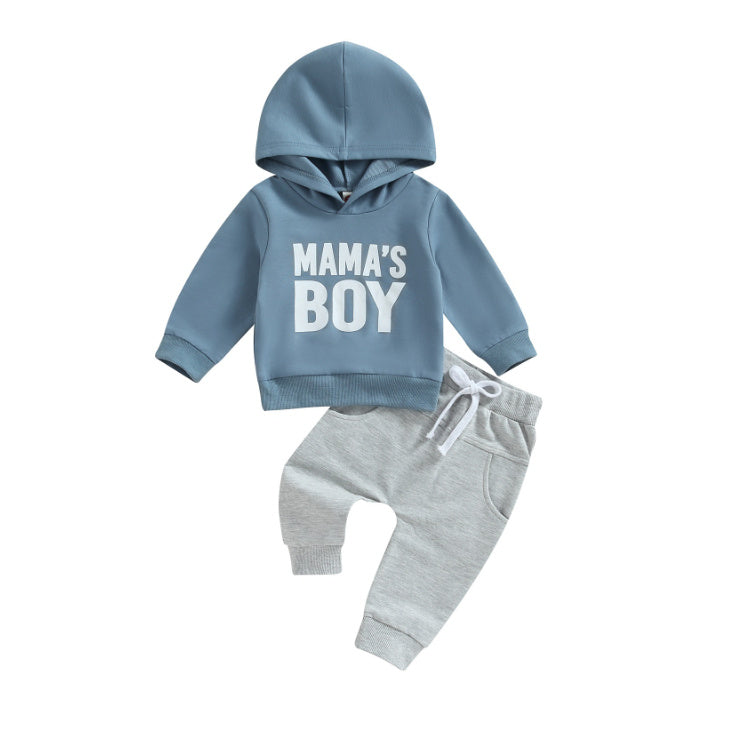 Children's Letter Printed Hoodie Trousers Suit - Cindi Book