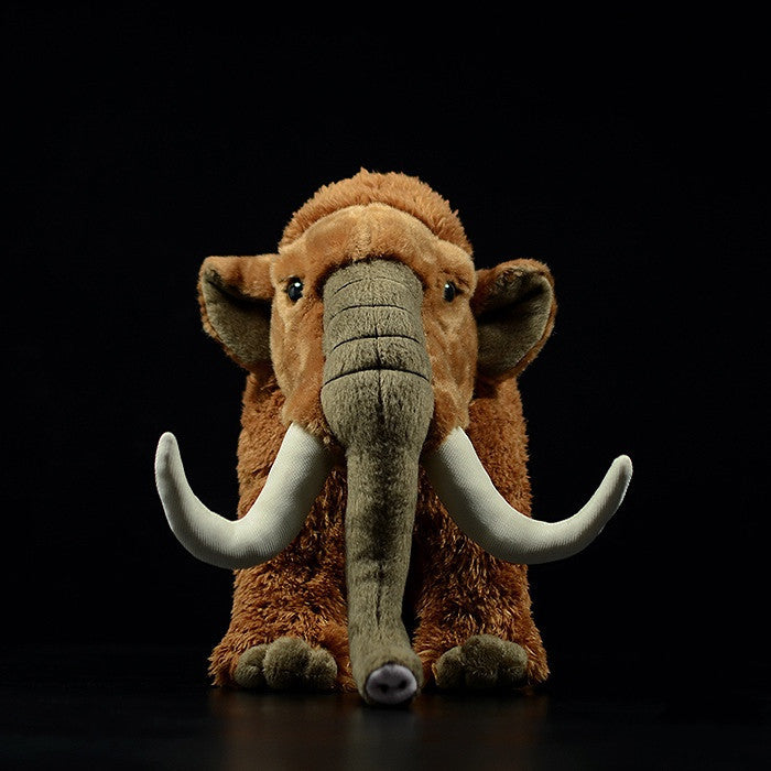 Simulation Mammoth Doll Mammoth Plush Toy Mammoth Simulation Animal Plush Toy 33CM - Cindi Book